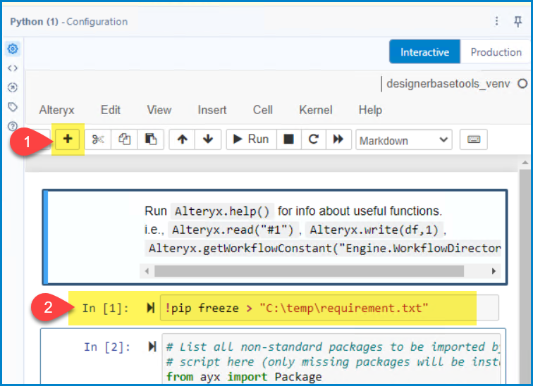 How To Create a Text File for a Backing up Designer Python Packages